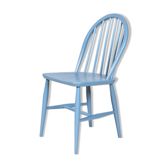 Vintage Windsor chair in blue by Lucian Ercolani for Ercol, 1960