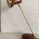 Desk lamp with an elm magnifying glass look from the 1980s.