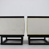 Josef Hoffmann Pair of Cabinet Chairs by Wittmann, Austria