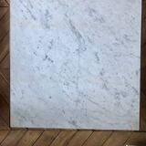1950s coffee table in marble and metal