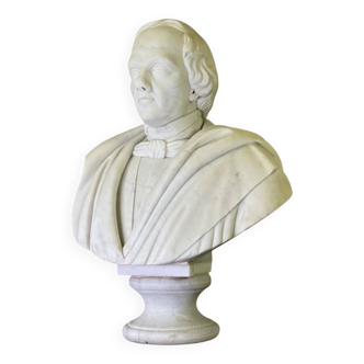 Marble bust of Carrara, early 19th century.