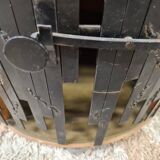 Vintage Rattan Brutalist Bar Cart