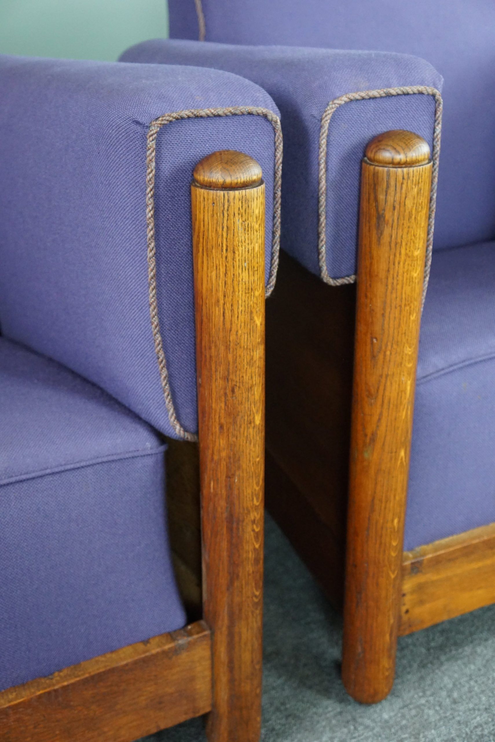 Set de 2 fauteuils Art Déco Amsterdam School