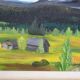 Oil on panel "Fåbo, Sonfjället" by J. Hock
