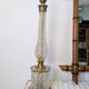 Cut crystal lamp with a gilded bronze mount, early 20th century.