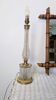 Cut crystal lamp with a gilded bronze mount, early 20th century.