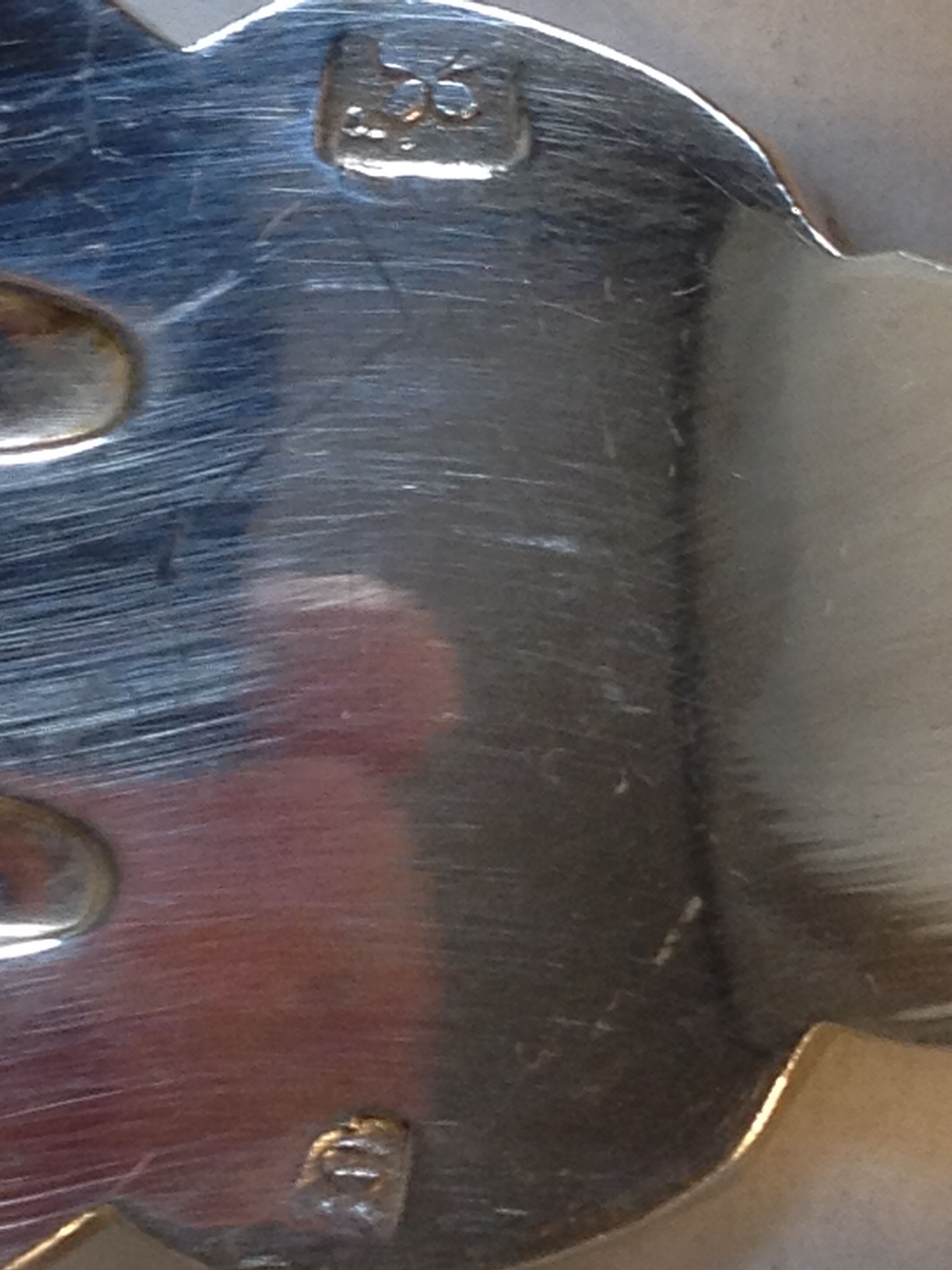 Serving cutlery and fish cutlery in silver metal 18 pieces