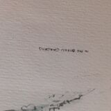 Duo of drawings Florence Italy