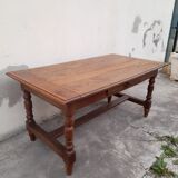 Rustic oak farmhouse table 19th -1m59