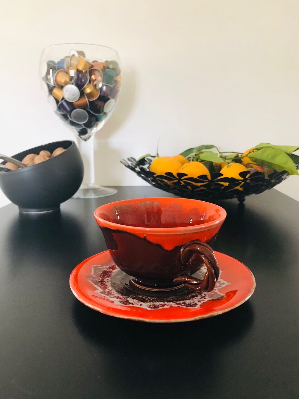 Tasse et sous tasse Vallauris