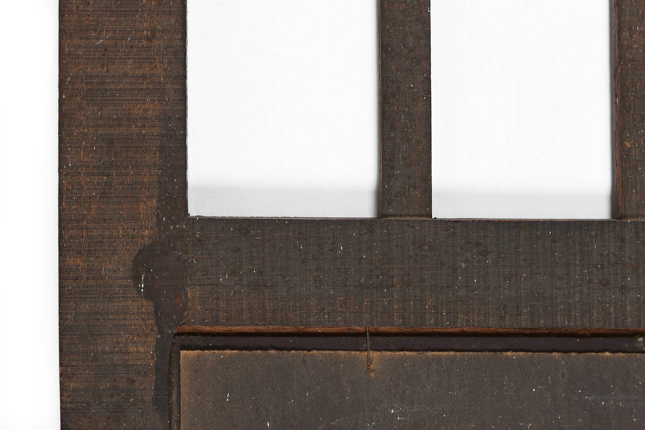 Art Deco mirror in solid wood with facet cut mirror, 1930s