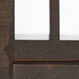 Art Deco mirror in solid wood with facet cut mirror, 1930s