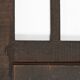 Art Deco mirror in solid wood with facet cut mirror, 1930s