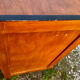 Vintage Scandinavian chest of drawers - varnished wood in teak colour
