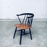 Set of Mid-Century Modern Fanett Armchairs, Denmark, 1950s