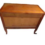 commode deux tiroirs regency teinte merisier XX  siècles