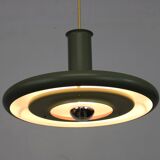 Superbe lampe design vintage Fog & Morup - modèle Optima vert - conçue par Hans Due
