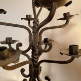 Chandelier fer forgé ancien