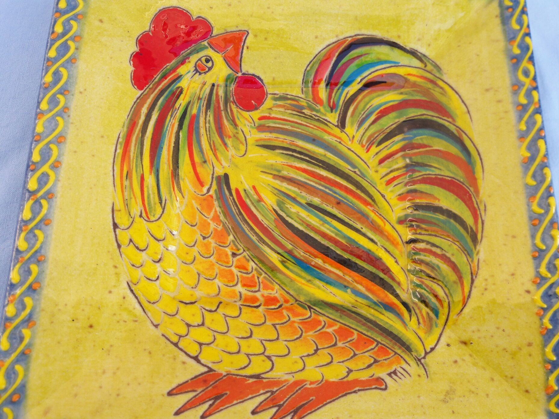 Assiette au coq