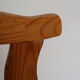 Pair of Scandinavian pine chairs