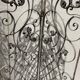 20th century wrought iron four-leaf partition
