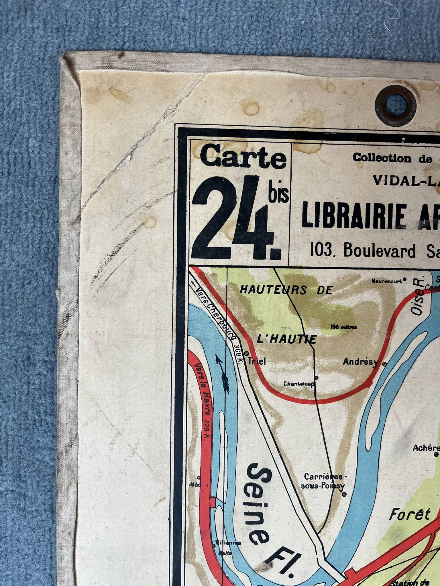 La carte scolaire N°24 Colin
