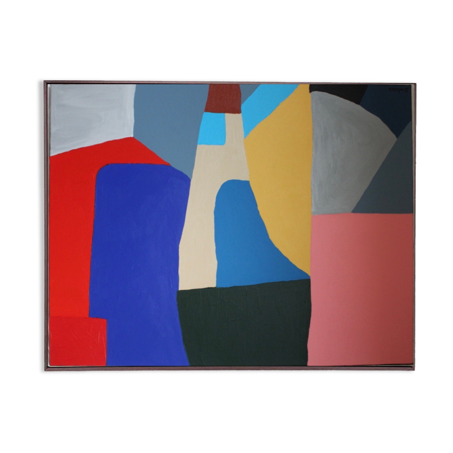 Abstract painting disruption