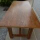 Farm table with 1 drawer in solid oak, natural colour - Totally res
