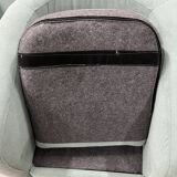 Fauteuil cabriolet en tissu vert menthe