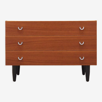 Teak chest of drawers, Scandinavian design, 1970s, manufacture ÆJM Møbler