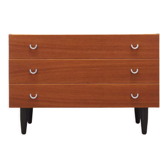 Teak chest of drawers, Scandinavian design, 1970s, manufacture ÆJM Møbler