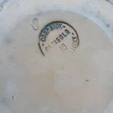 Green ceramic soup tureen