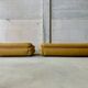 Canapé bouclé jaune Sesann par Gianfranco Frattini pour Cassina, set de 2