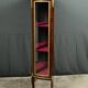 Small mahogany display cabinet, Louis XV to Louis XVI transition style – early 20th century.