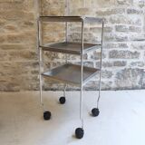 Chrome metal trolley