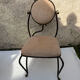 Vintage wrought iron chair design 80s/90s