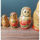 Serie 8 anciennes poupées russes