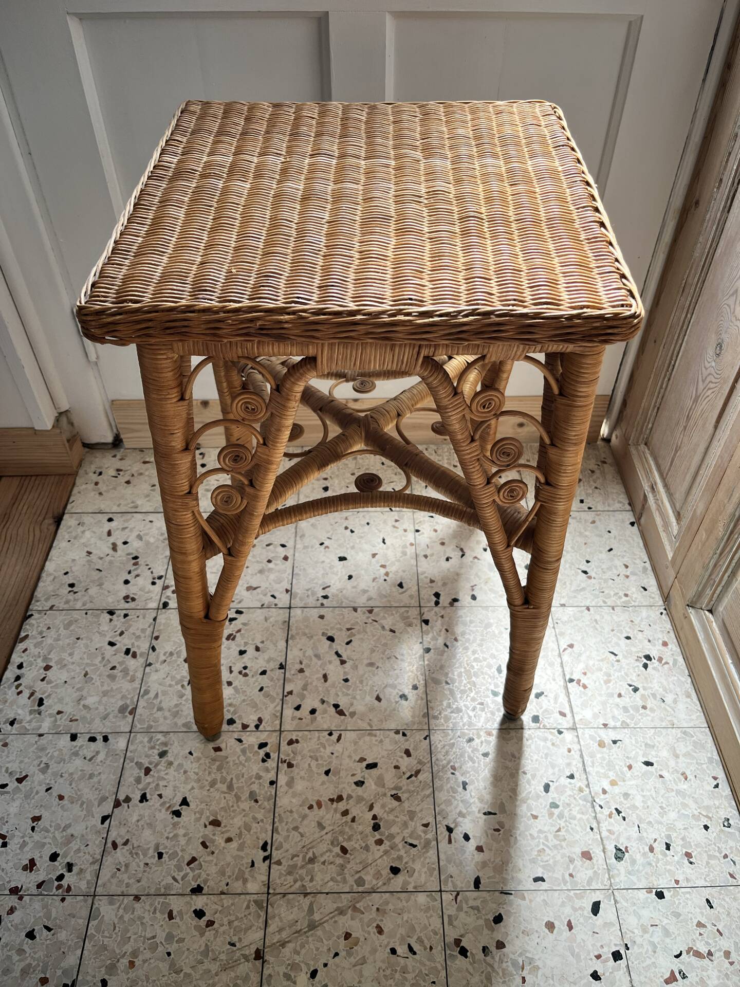 Peacock side table