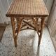 Peacock side table