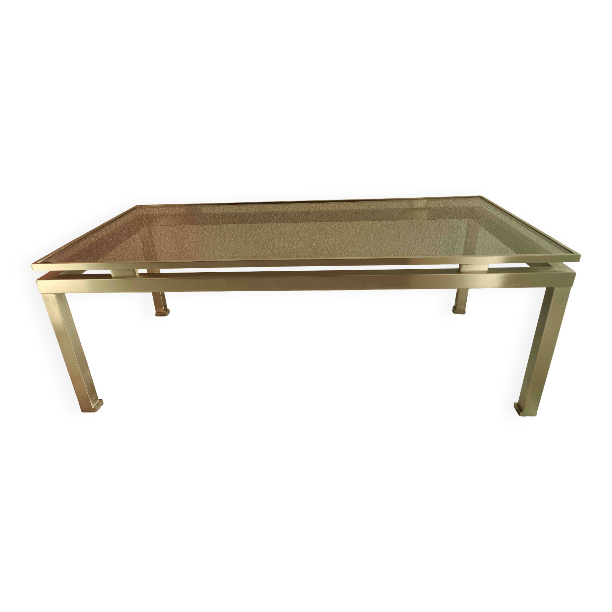 1970s coffee table attributed to designer Guy Lefèvre for Maison Jansen.