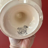 Antique Longwy compote dish