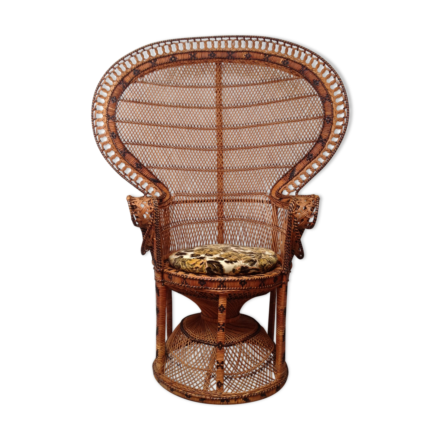 Armchair Emmanuelle rattan Kok House 1970