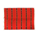 Tapis de laine rustique rouge traditionnel au design stylisé et rayures, authentique tissé à la main en Roumanie 225x145 cm