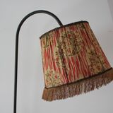 50s tripod floor lamp with shelf