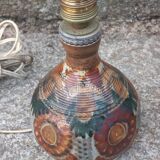 Set of 2 stoneware lamps by Jean Claude Courjault La Cerisaie.