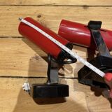 Pair of vintage Targetti red spotlights 1970