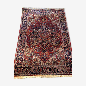 Tapis en laine, reproduction de tapis persan, Heriz