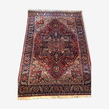 Wool rug, Persian carpet reproduction, Heriz