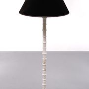 White Marble floor lamp Regency Italy 1970s