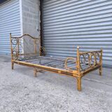 Rattan bed 1960